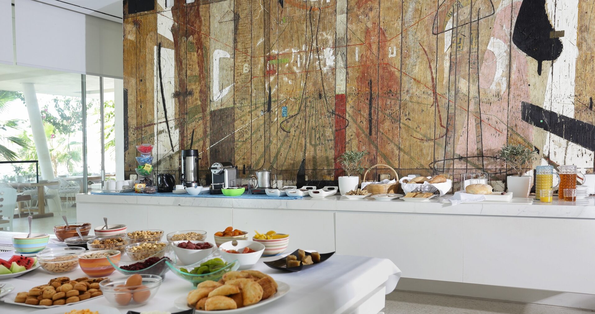 mykonos dove hotel breakfast buffet